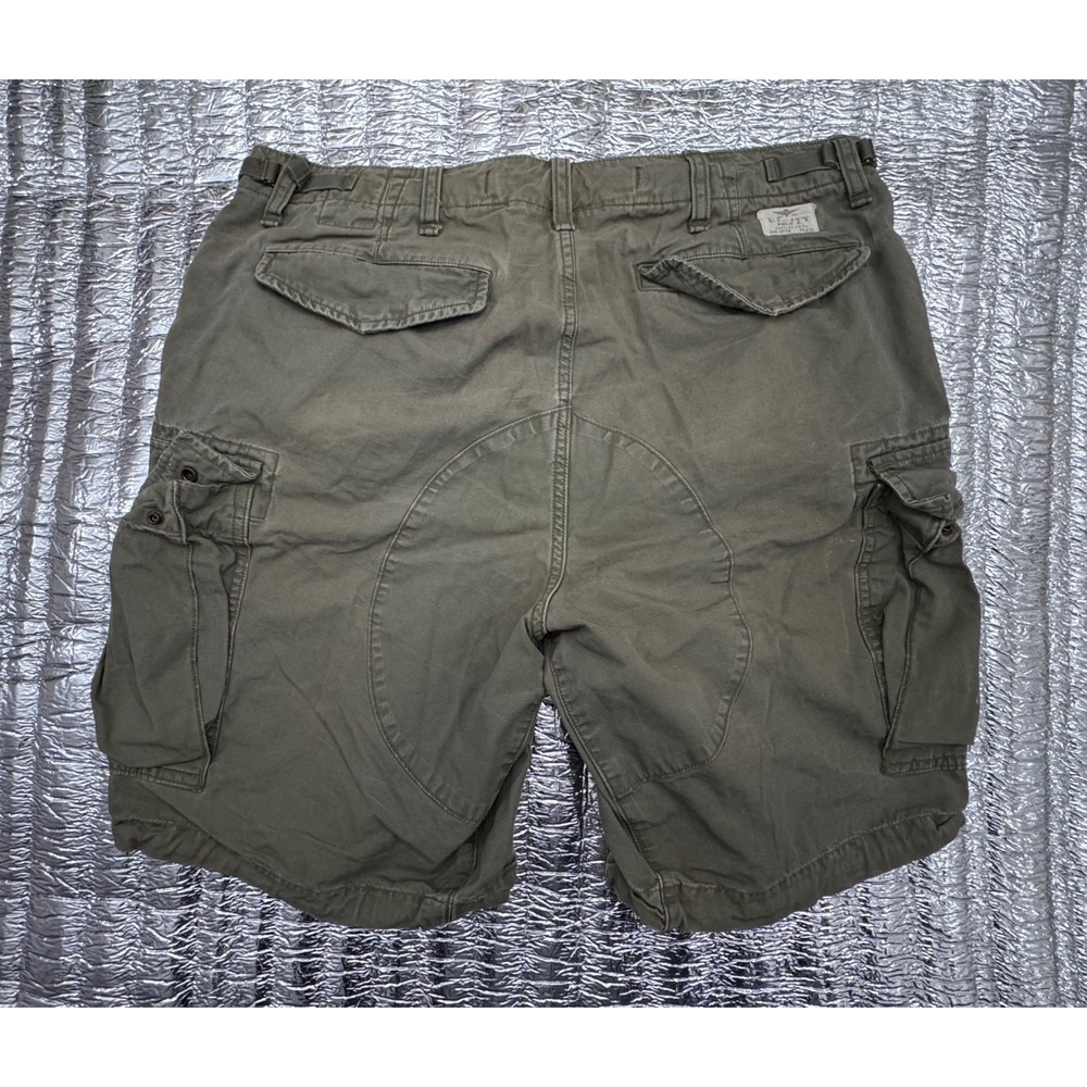 Polo Ralph Lauren Surplus Div Cargo Shorts Mens 34 Olive Green Utility Chino - Picture 4 of 10